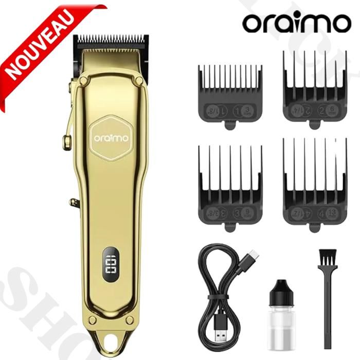 Tondeuse à cheveux professionnelle Smart Clipper 2 Gold-oraimo OPC- CL30G