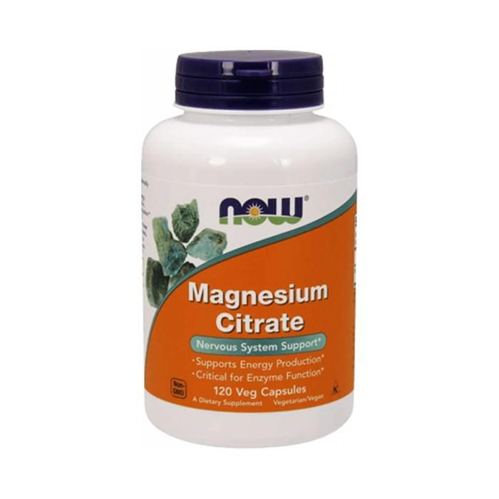 Now Foods, Citrate de magnésium,120 Vcaps.