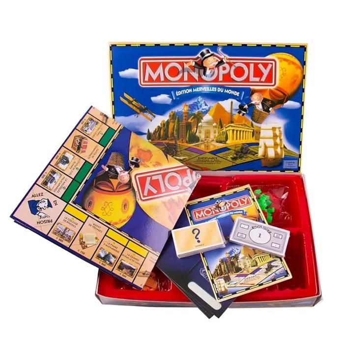 Monopoly édition merveilles du monde