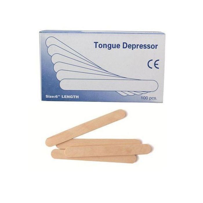Spatules en bois pour épilation à la cire, 100 pièces