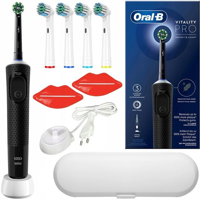 ORAL-B Vitality PRO D103 eltandborste 3 lägen 4 borsthuvuden