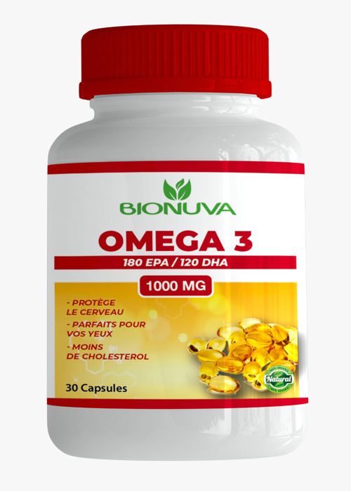 BIONUVA OMEGA 3 500MG - 60 CAPSULES