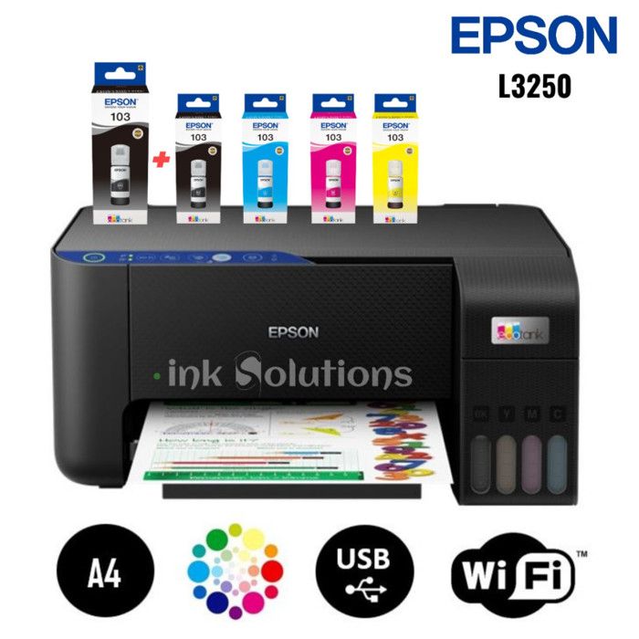 EcoTank L3250 Imprimante multifonction à réservoirs rechargeables (C11CJ67408)