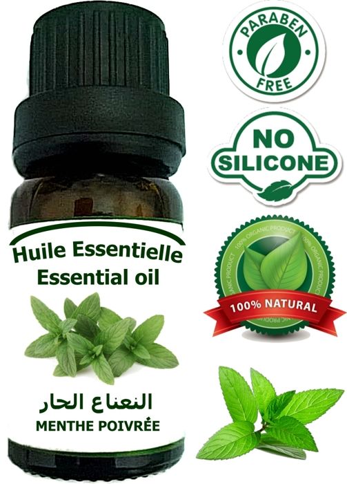 Huile essentielle Menthe poivrée 100% naturel 10ml