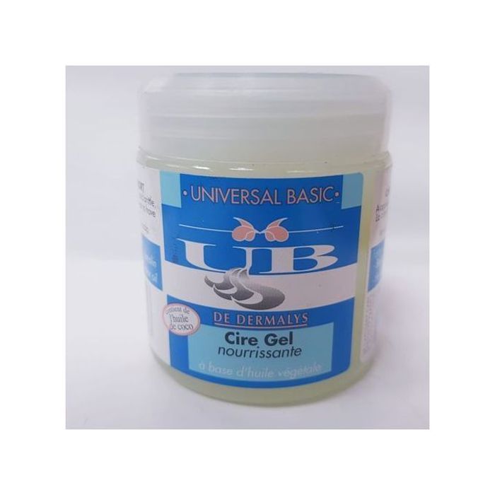 Cire gel nourrissante UB : pour des cheveux fragiles, lissés et en bonne santé.