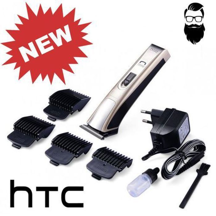 Htc Tondeuse Professionnelle Rechargeable Avec 4 Peignes Détachable