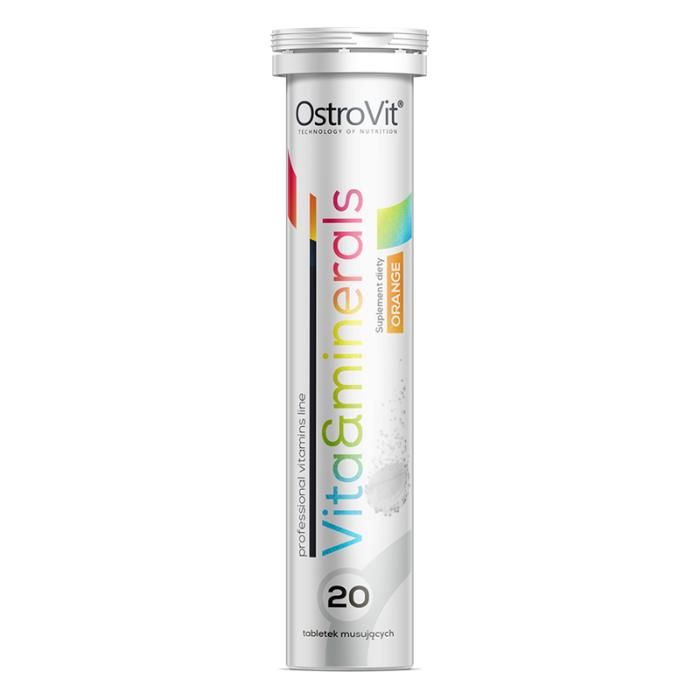Vitamines & Minéraux 20 comprimés effervescents orange