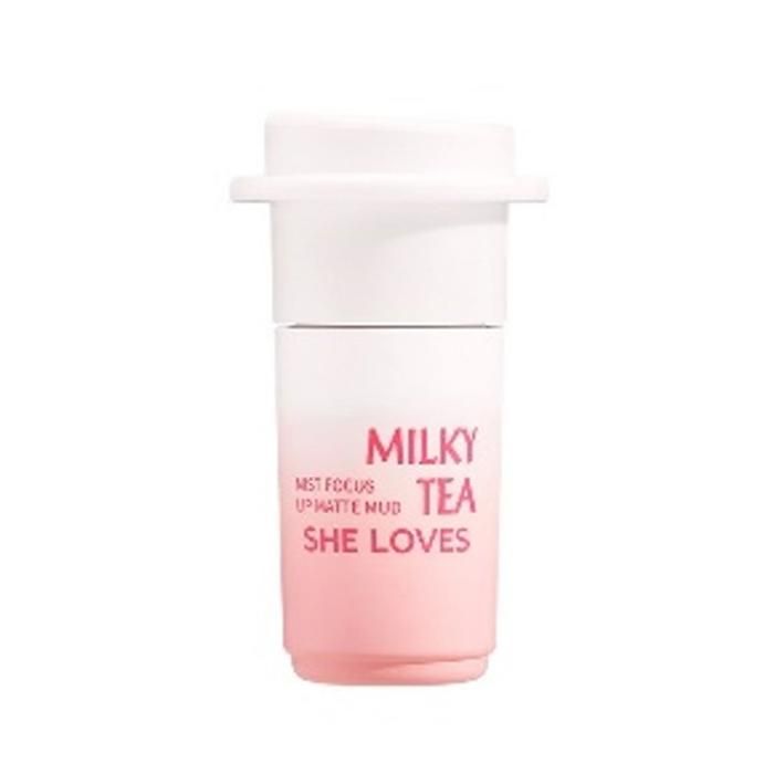 SHELOVES Gloss à Lèvres Mat Milk Tea Lip Mud Matte 04 PEACH