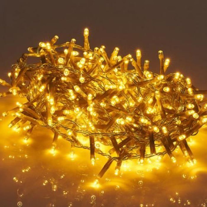 Guirlande Lumineuse - Non spécifié - 100 LEDS - Jaune - 10 Metres - Contrôleur intégré