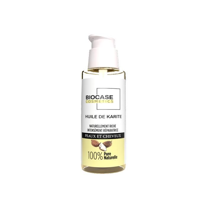 Huile Végétale - Biocase Cosmetics - Karité - 30Ml - Hydratant - Mixte