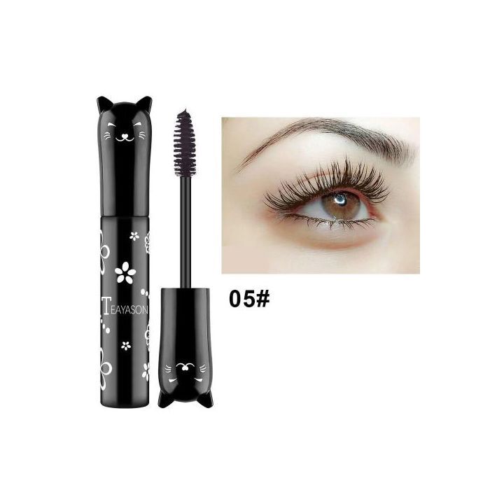 Mascara Waterproof à Séchage Rapide pour les Cils, Mascara Bleu