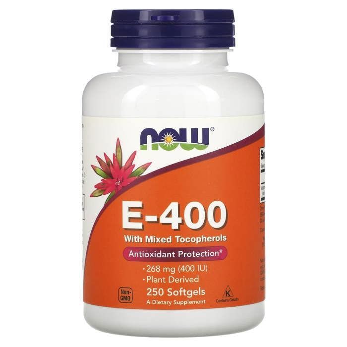 Compléments alimentaires E 400 IU BI4901 , NOW Foods,