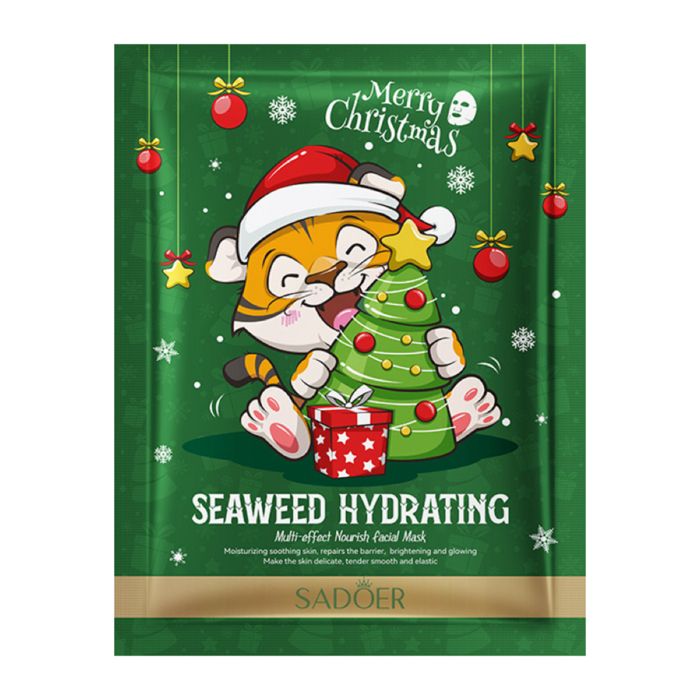 SADOER Merry Christmas Facial Mask Seaweed Hydrating - 25g