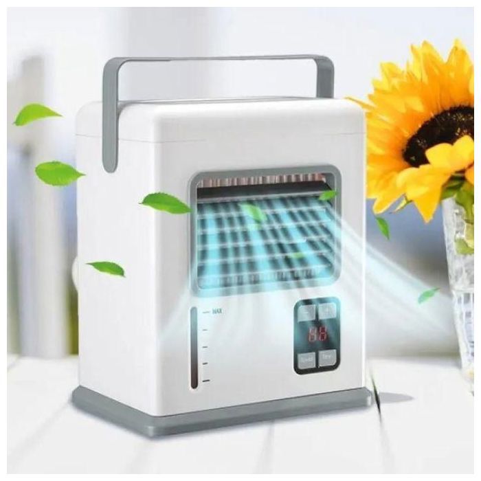 Mini ventilateur de bureau domestique enfichable, Refroidisseur numérique intelligent, climatisation