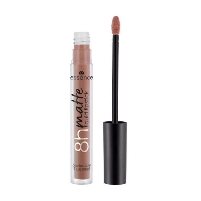 Rouge à lèvres - ESSENCE - 8H Matte - Couleur Cinnamon Spice - Application facile - Résistant à l'eau