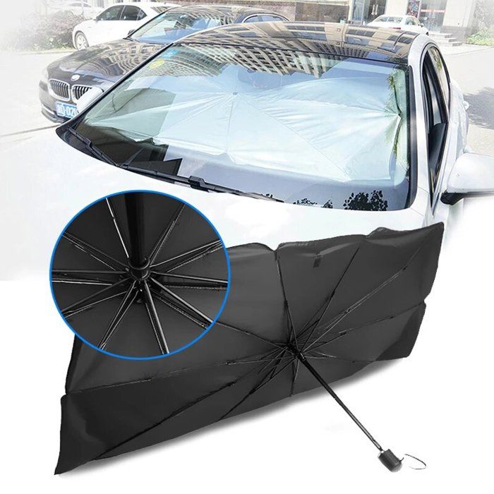 Pare-soleil - GENERIC - Parasol de voiture - Noir - Universel - Isolation thermique