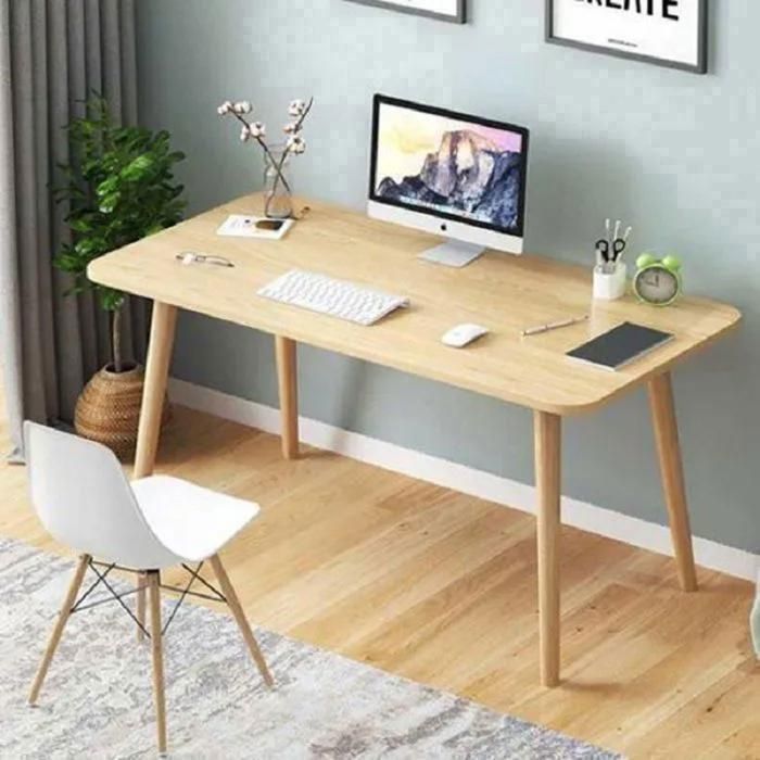 Bureau pour enfants - MDF - Bureau transformable - 100x50x74 cm - Design contemporain - 2 tiroirs