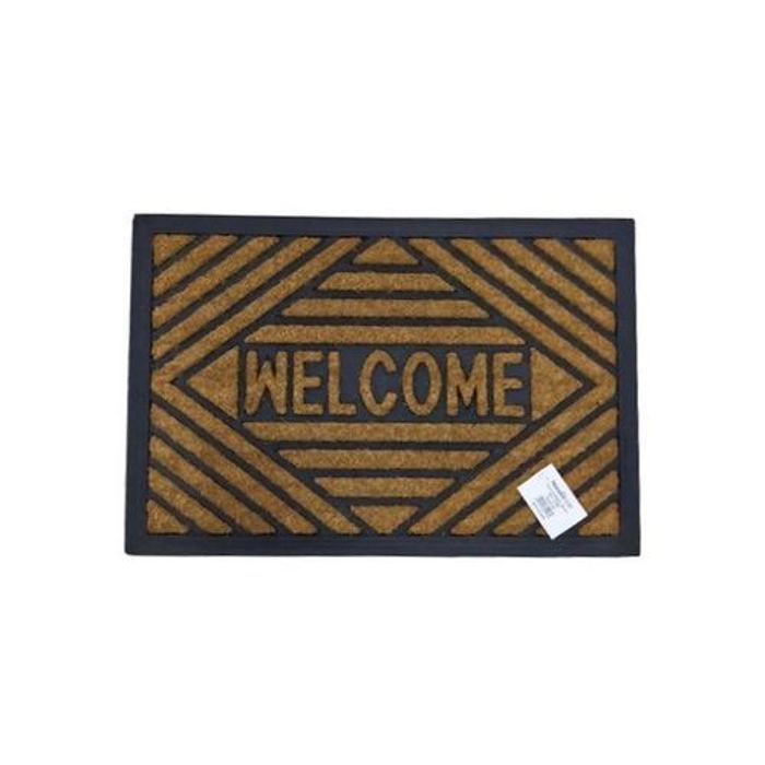Tapis d'entrée Welcome Paillasson Antiderapant Natirel Coco 40×60 cm-341