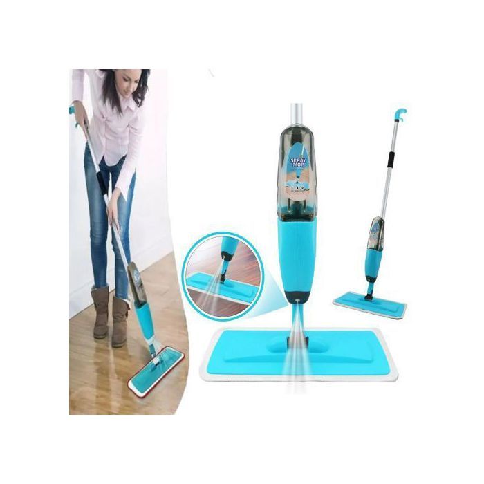 Balai & Lave Sol Avec Vaporisateur Sain En Aluminium Pour Le Nettoyage Des Sols