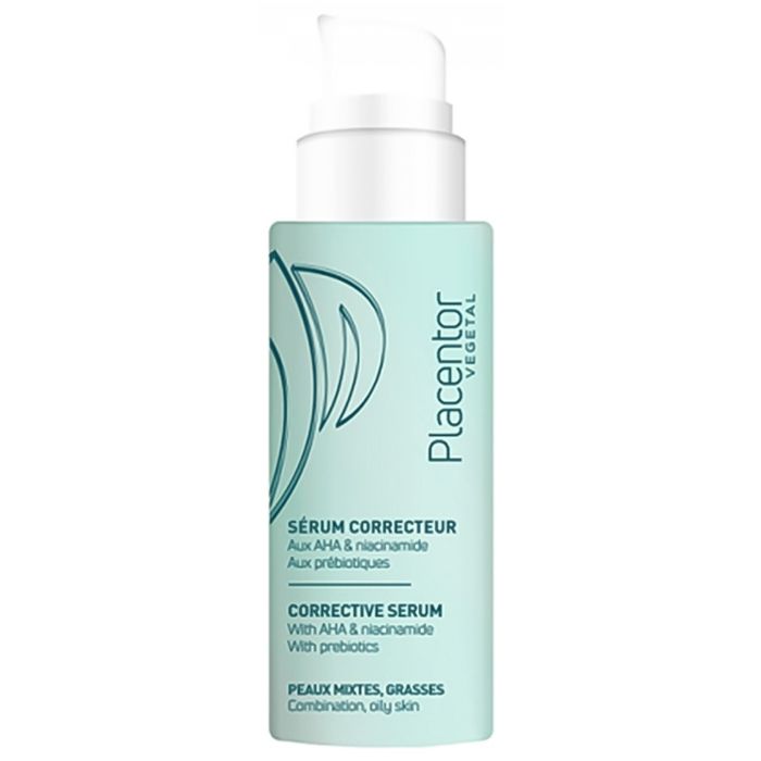 Sérum Correcteur Anti-Imperfections - Placentor - 30ml - Niacinamide - Non comédogène - Peaux mixtes et grasses