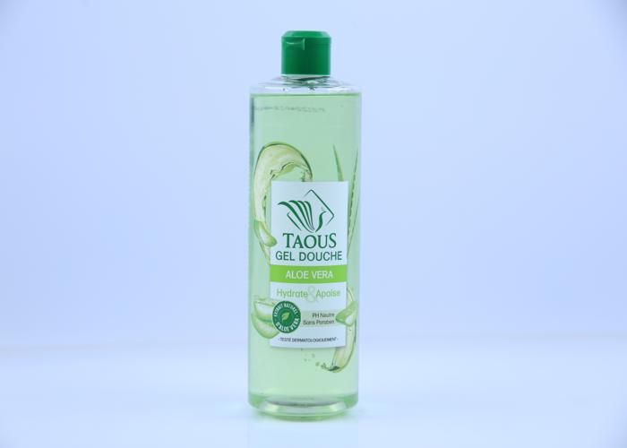 Gel Douche - Taous - Aloe Vera - 650ml - Non comédogène - Parfum apaisant