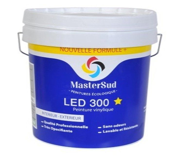 Peinture vinylique - LED - 300 - Blanc - Acrylique - 29KG