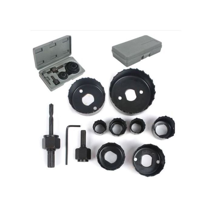 Kit de scie cloche de 11 pièces
