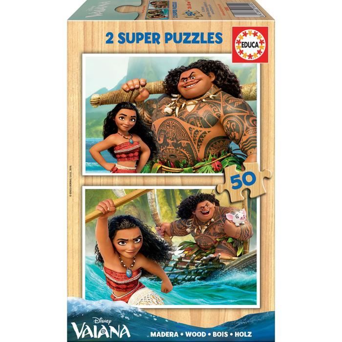 VAIANA - 2 Puzzles 50 Pièces