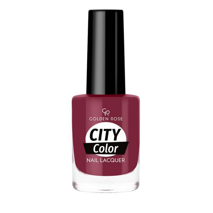 Vernis à ongle - GOLDEN ROSE - CITY COLOR GR N°45 - Rouge - Brillant - Durable