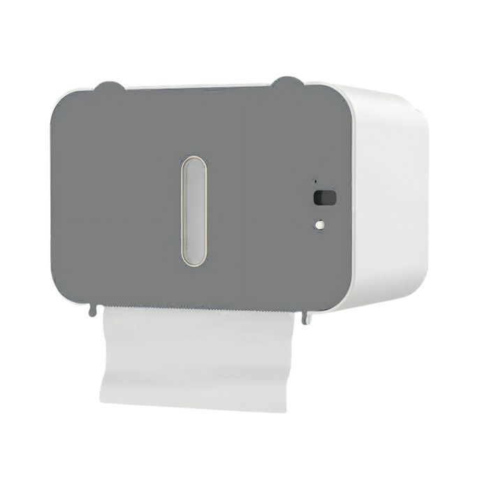 Porte-Papier Hygiénique - Induction - Automatique - Murale - Imperméable - Blanc