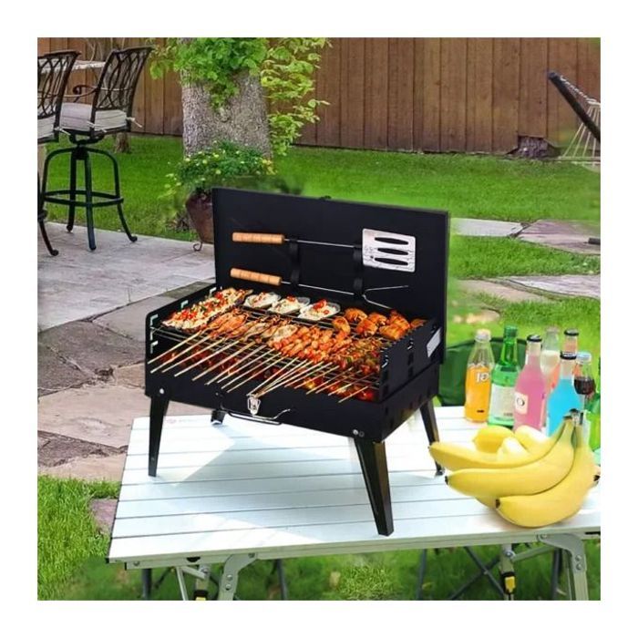 Barbecue à charbon de bois portable pour l’aïd adha ,camping, piquenique