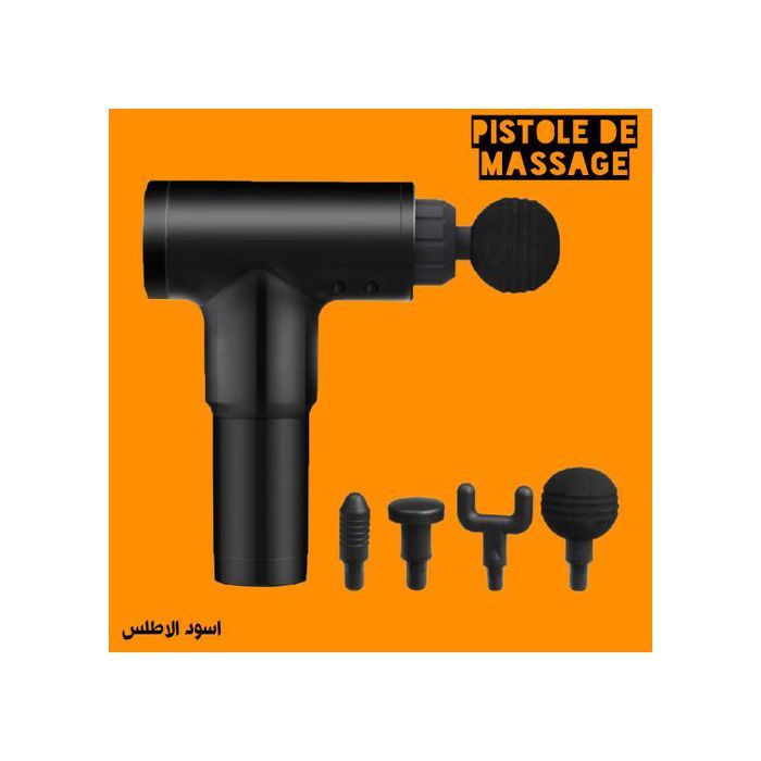 Masseur Musculaire Sans Fil Pistolet De Massage à Vibration 6 Vitesses-