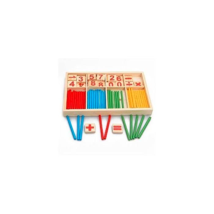 Jouet Intelligent Montessori - Bâtonnets Numériques