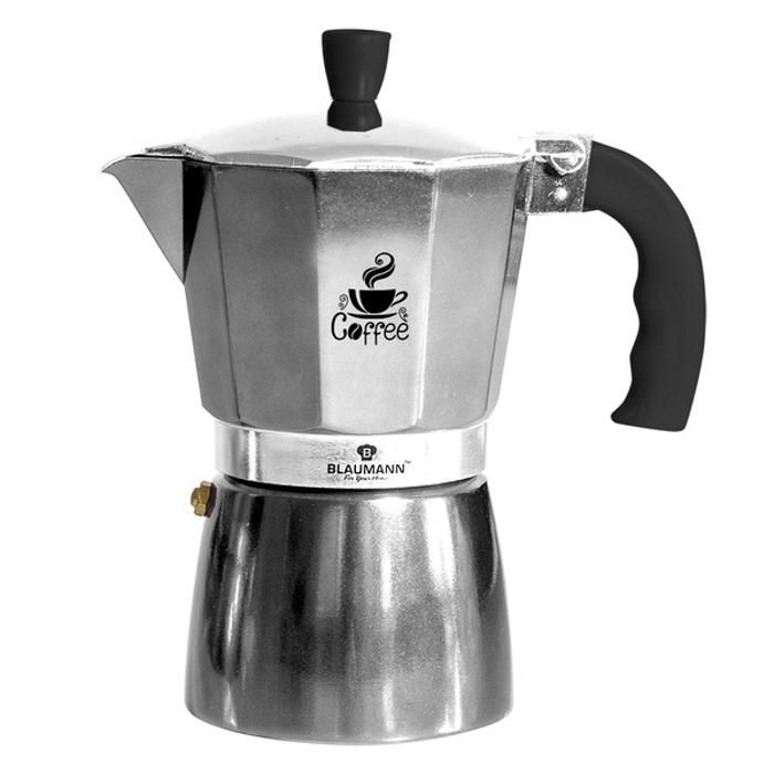 Cafetière, 6 tasses, argent