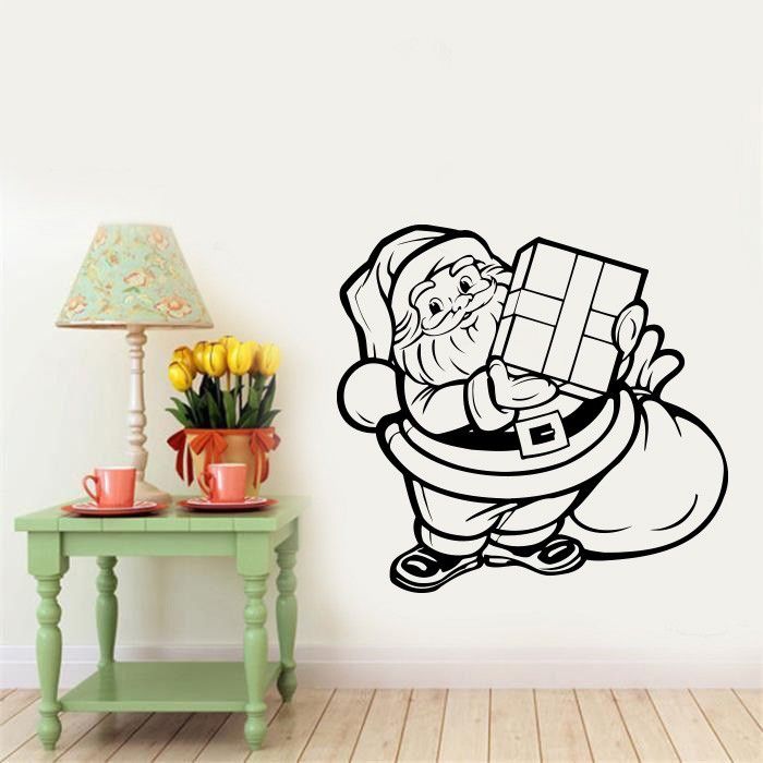 stickers deco noel Décoration vinyle Autocollant