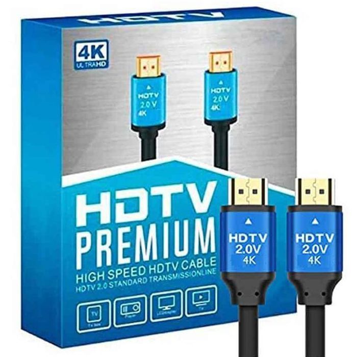 Hdtv cable 15M hdmi vers hdmi 2.0 4K 3D Premium plaqué or 2160P 24K