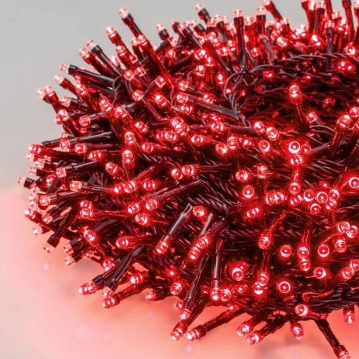 Guirlande Lumineuse - LED - 10M - Rouge - Économie d'énergie - 3 modes d'éclairage