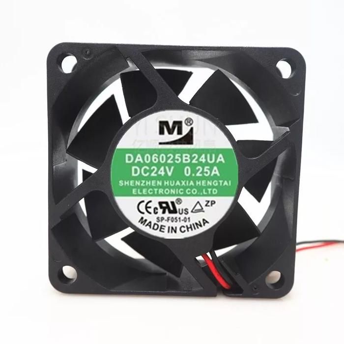 Ventilateur - DA06025B24UA - 24V - 0,25 A - 60x60x25mm - 2 fils