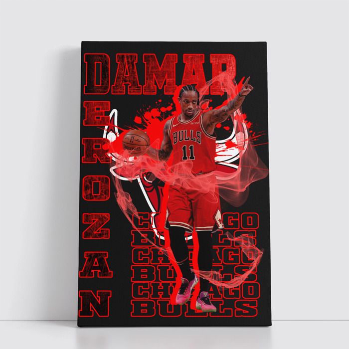 Tableau NBA sur Toile – Affiche Murale 25x40 cm avec Équipes et Joueurs Légendaires du Basket 70