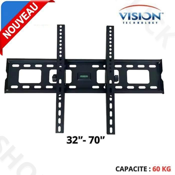 support pour téléviseur Universel Fix pour Tv led lcd de 32""-70""pouces 60 kg