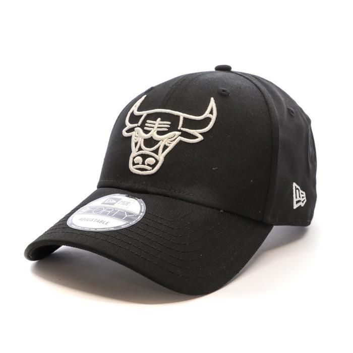 Casquette 9FORTY - New Era - Chicago Bulls - Noire - 100% Coton - Mixte