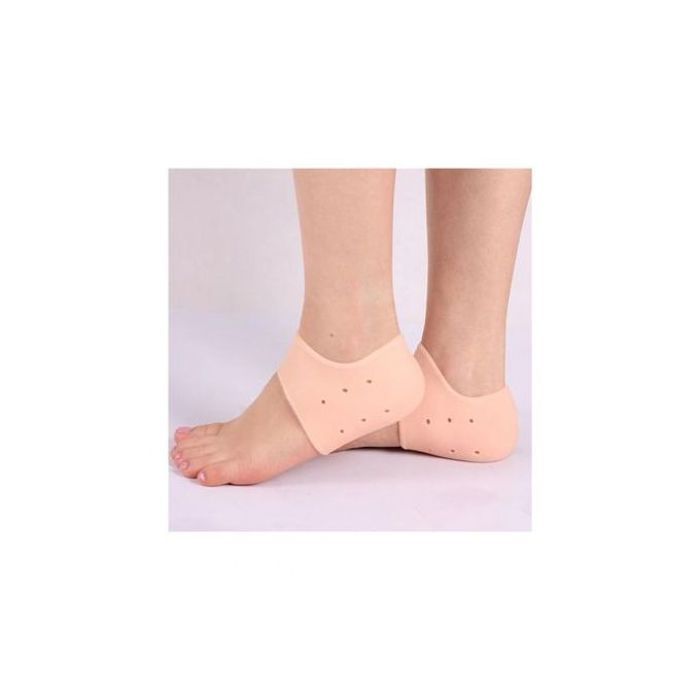 Silicone Protège-talon, Talonnette souple Chaussettes pour rigide