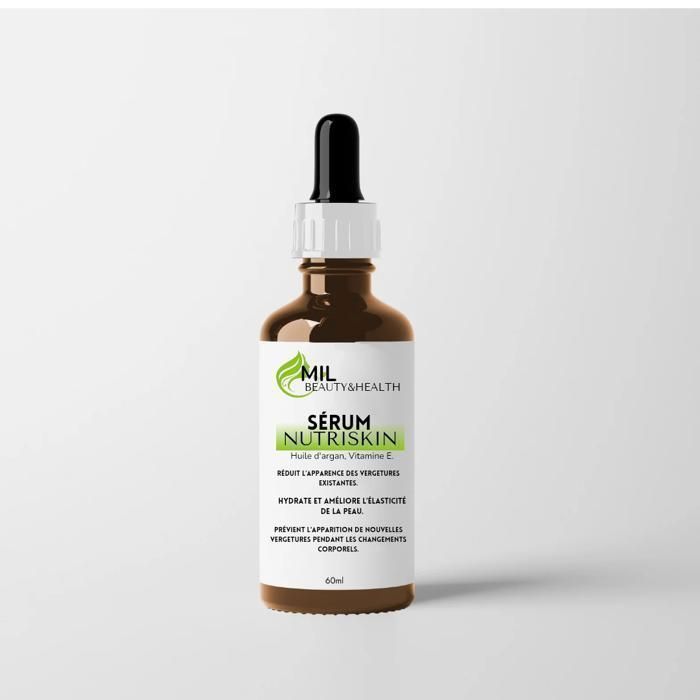 Sérum Anti-Vergetures - MIL BEAUTY&HEALTH - NutriSkin - Hydratation Intense - Peau Éclatante - 150 ml