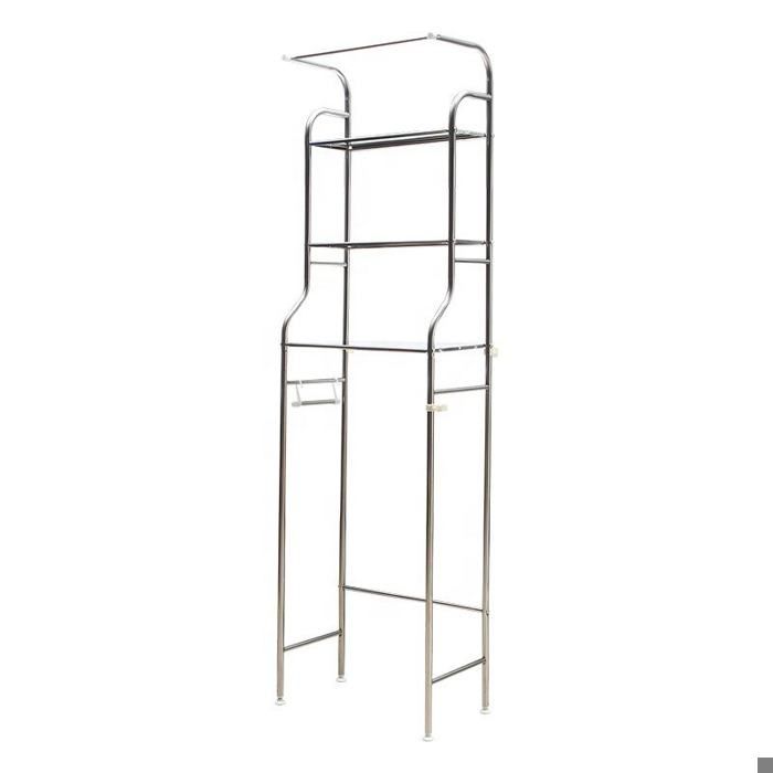 Rack rangement machine à laver sol 64x25x160cm