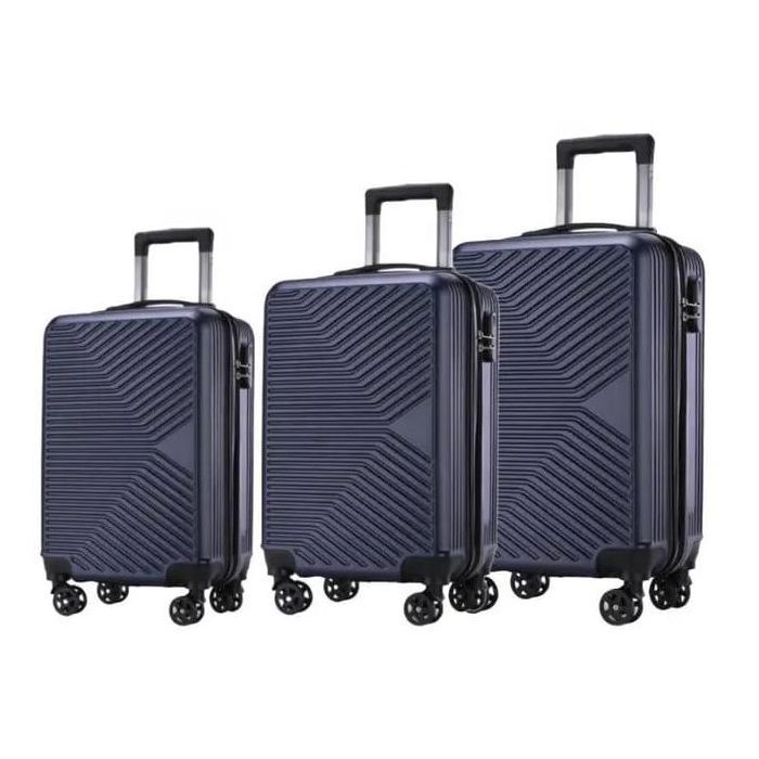Ensemble de valise unisexes classique Abs 3 pièces, 30kg / 20 kg / 10 kg