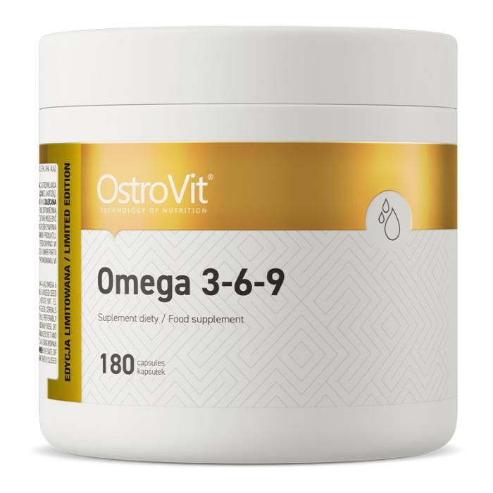 Omega 3-6-9 180 Caps - Soutien Cardiaque, Santé Cérébrale & Anti Inflammatoire