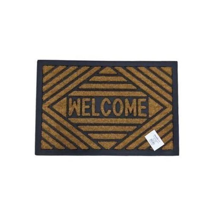 Tapis d'entrée Welcome Paillasson Antiderapant Natirel Coco 40×60 cm-342