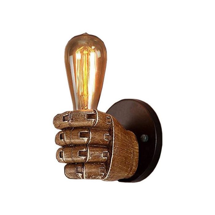 Applique Murale Vintage Rétro Industrielle + Ampoule LED Edison 4W