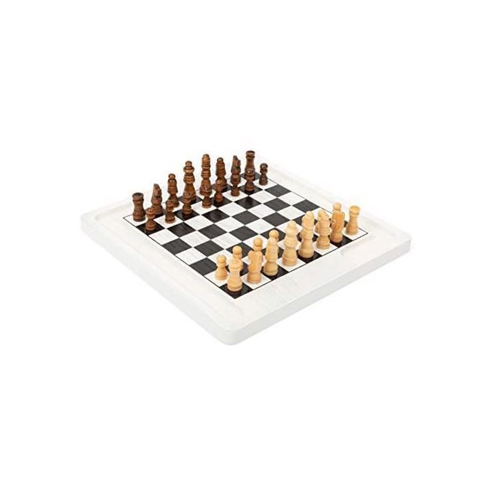 Jeu de société - SMALL FOOT - Small Foot 11395 - Échecs et Dames - Multicolore
