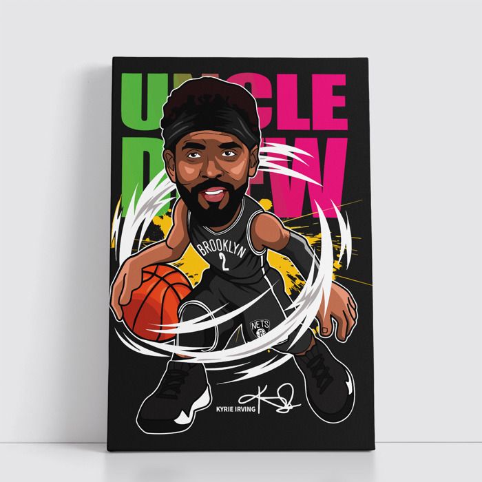 Tableau NBA sur Toile – Affiche Murale 25x40 cm avec Équipes et Joueurs Légendaires du Basket 263